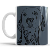 Personalized Minimalistic Pet Portrait Mug