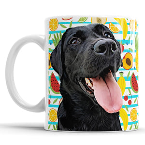 Personalized Dog Portrait Mug - Fruit Salad