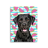 Personalized Pet Portrait Prints - Watermelon