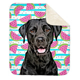 Personalized Pet Sherpa Blanket - Watermelon