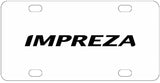 Subaru Impreza License Plate