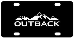 Subaru Outback License Plate