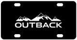 Subaru Outback License Plate