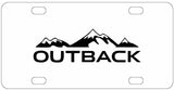 Subaru Outback License Plate