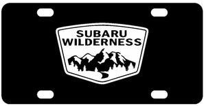 Subaru Wilderness License Plate