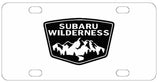 Subaru Wilderness License Plate