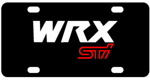 Subaru WRX STI License Plate