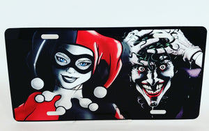 Suicide Squad- Joker and Harley Quinn (Animated) License Plate