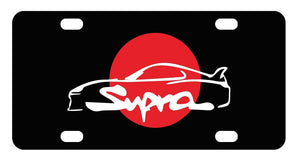 Toyota Supra License Plate