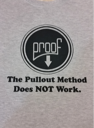 Pregnancy "Proof that the Pullout Method Didn't Work" T-Shirt