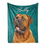 Personalized Pet Throw Blanket