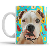 Personalized Dog Portrait Mug - Fruit Salad