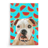 Personalized Pet Acrylic Portrait Prints - Watermelon