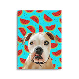 Personalized Pet Portrait Prints - Watermelon