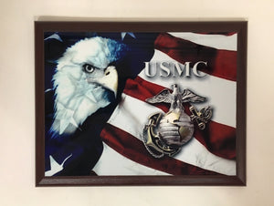 U.S. Marine Corps Eagle Plaque