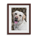 Personalized Pet Art Framed Gallery Print - Art Deco