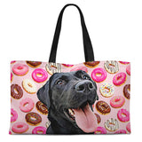 Personalized Pet Weekender Tote Bag - Donuts