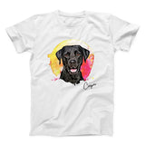 Personalized Pet T-Shirt - Watercolor Style