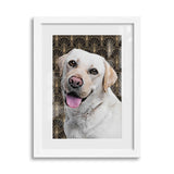 Personalized Pet Art Framed Gallery Print - Art Deco