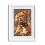 Personalized Pet Art Framed Gallery Print - Art Deco