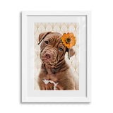 Personalized Pet Art Framed Gallery Print - Art Deco