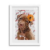 Personalized Pet Art Framed Gallery Print - Sakura