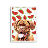 Personalized Pet Portrait Prints - Watermelon