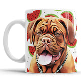 Personalized Dog Portrait Mug - Watermelon