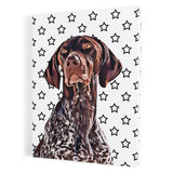 Personalized Pet Portrait Canvas - Stars