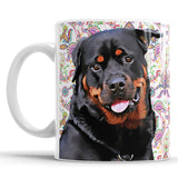 Personalized Dog Portrait Mug - Paisley