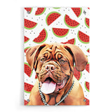 Personalized Pet Acrylic Portrait Prints - Watermelon