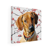 Personalized Pet Square Canvas - Sakura