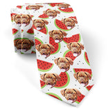 Personalized Pet Face Necktie - Watermelon