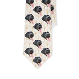 Personalized Pet Face Necktie - Art Deco Style