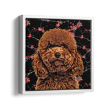 Personalized Pet Square Canvas - Sakura