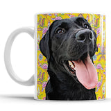 Personalized Dog Portrait Mug - Paisley