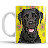 Personalized Dog Portrait Mug - Mandala