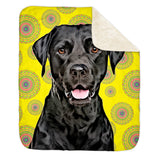 Personalized Pet Sherpa Blanket - Mandala